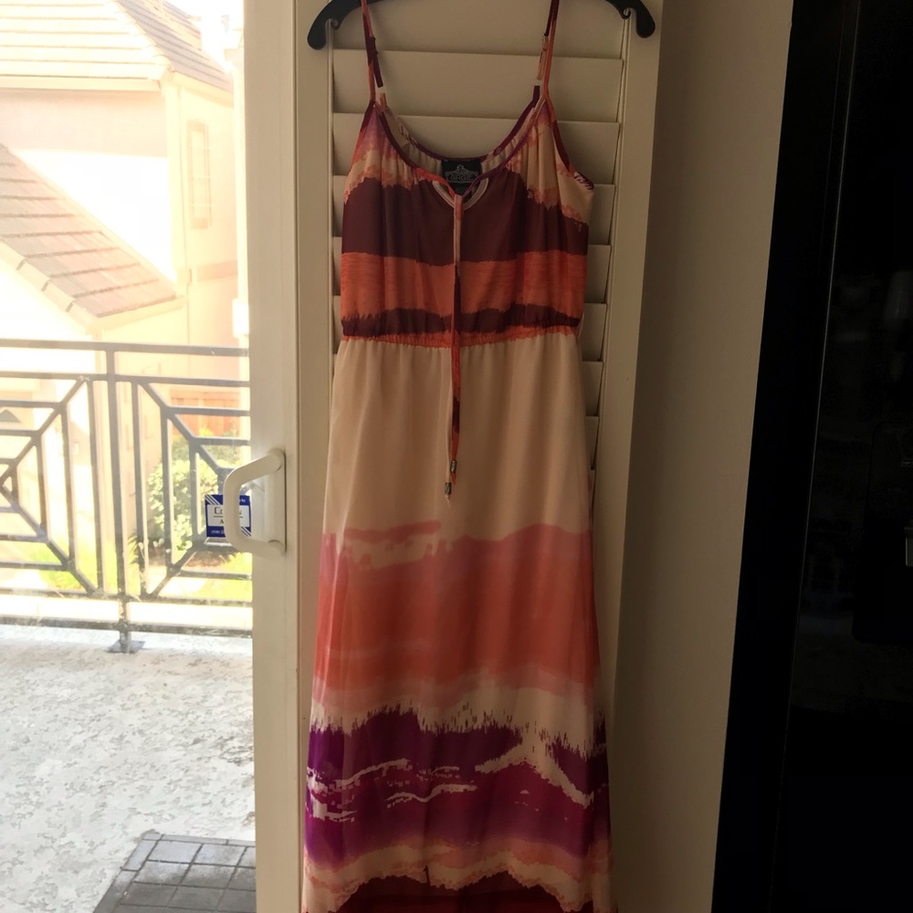 Maxi multicolored dress
